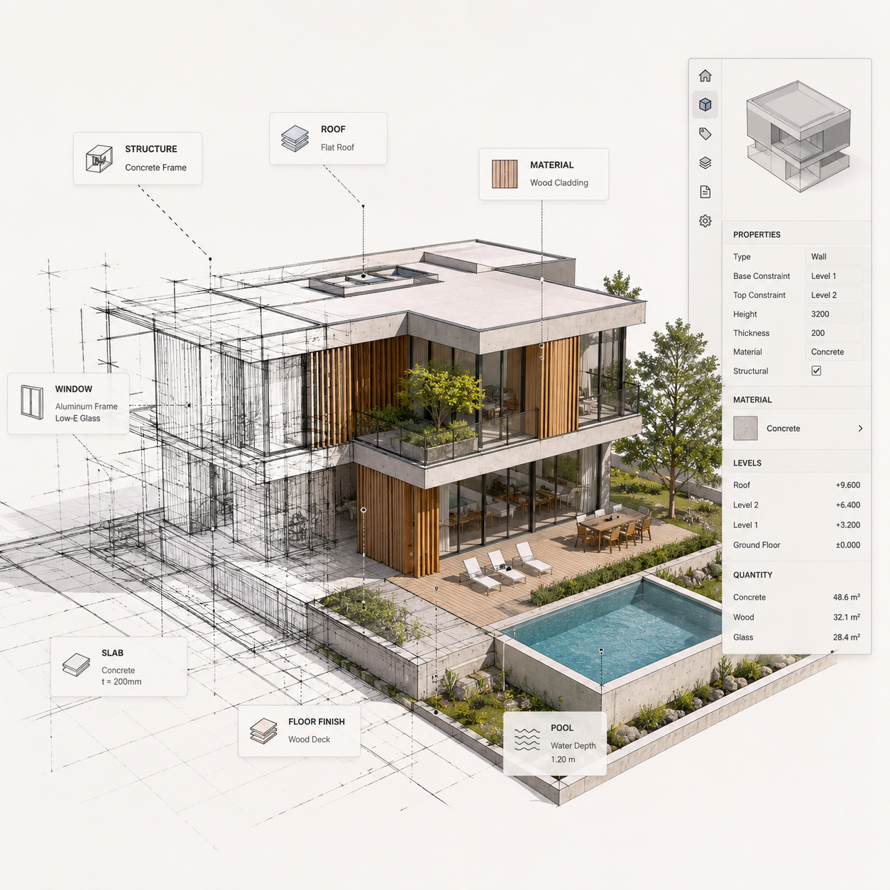 5D+ Architectural Workflow